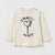 Zara Baby Girl's Off White Gandy Party Graphic Blouse | Zara In Lebanon