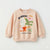 Zara Baby Girl's Soft Peach Be Yourself Print Sweatshirt | Zara In Lebanon
