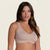 Leonisa Women's Nude Unlined Wireless Posture Corrector Bra