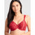 Wacoal Women's Red Jacquard Floral Bra