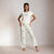 Sinsay Women's White All Over Printed Relaxed-Fit Pajama Set