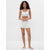 Gap Women's White Ribbed Square-Neck Comfort Bra