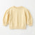 Zara Girl's Light Beige Puff Sleeves Crewneck Sweatshirt | Zara In Lebanon