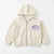 Zara Baby Girl's Off White Rainbow Pony Logo Zip Up Jacket | Zara In Lebanon
