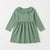 Zara Girl's Green & Navy Polka Dots Long Sleeves Dress | Zara in Lebanon