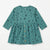 Zara Girl's Light Teal & Navy Floral Long Sleeves Dress | Zara in Lebanon