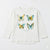 Zara Girl's White Butterfly Graphic Cotton Blouse | Zara in Lebanon