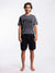 Sinsay Men's Black & Grey Printed Pajama Set