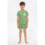 Sinsay Boy's Green Football Printed Pajama Set