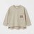 Zara Boy's Beige "Going Places" Chest Pocket Long Sleeve Blouse | Zara In Lebanon