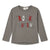 Zara Girl's Dark Grey "Rock Queen" Long Sleeve Blouse | Zara In Lebanon