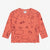Zara Baby Boy's Coral All Over Print Long Sleeve Blouse | Zara In Lebanon