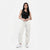 Sinsay Women's Off White Cargo Pant