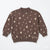 Zara Girl's Brown "Achieve Your Dreams" All Over Print Sweatshirt | Zara In Lebanon