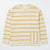 Zara Boy's Off White/Yellow All Over Striped Long Sleeve Blouse With Side Pocket | Zara In Lebanon