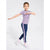 Sinsay Girl's Navy & Purple Floral Patterned Leggings Set