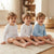 Sinsay Boy's White & Light Blue Printed Pack Of 3 Long-Sleeves Bodysuit