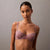 Calvin Klein Women's Dusty Rose Stretch Lace Lightly Lined Balconette Bra