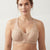 Glamorise Women's Nude Lace Solid Front-Closure Bra