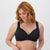 Bali Women's Black Solid Full-Coverage Bra