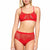 Glitter Women's Red Open Heart Fishnet Bra