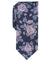 Floral patterned tie on a white background