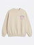Zara Girl's Beige "Nice Stories" Graphic Sweatshirt | Zara In Lebanon