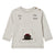 Zara Baby Boy's Light Grey "Me & The Bear" Long Sleeve Blouse | Zara In Lebanon