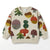 Zara Baby Boy's Greige All Over Autumn-Themed Print Sweatshirt | Zara In Lebanon