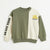 Zara Baby Boy's Beige/Olive "Skate Time" Sweatshirt | Zara In Lebanon