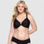 Glamorise Women's Black Solid Front-Closure Comfort Bra
