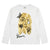 Zara Girl's White "La Femme" Graphic Long Sleeve Blouse | Zara In Lebanon