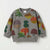 Zara Baby Boy's Grey All Over Autumn-Themed Print Sweatshirt | Zara In Lebanon