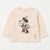 Zara Baby Girl's Light Pink "Minnie Mouse" Graphic Long Sleeve Blouse | Zara In Lebanon