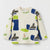 Zara Baby Boy's Beige Patterned Long Sleeve Blouse With Chest Pocket | Zara In Lebanon
