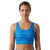 Team Apparel Women's Blue All Over Print Detroit Lions Sport Bra