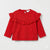 Zara Baby Girl's Red Ruffled Long Sleeve Blouse | Zara In Lebanon