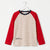 Zara Boy's Red/Beige Striped "100% Happy In This Moment" Long Sleeve Blouse | Zara In Lebanon
