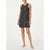 Sanctuary Women's Black & White Abstract Print Sleeveless Sleep Dress