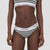 Calvin Klein Women's Grey & Black Striped Cotton Briefs