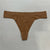 State Of Day Women's Camel High-Waist Thong Briefs