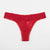 State Of Day Women's Red Floral Lace Scallop-Trim Briefs