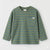 Zara Boy's Olive Green/Blue Striped Long Sleeve Blouse With Chest Pocket | Zara In Lebanon