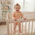 Sinsay Baby Girl's Beige Ribbed Long-Sleeve Bodysuit