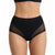 Leonisa Women's Black Sheer Mesh Panel High-Waist Briefs