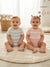 Sinsay Baby's Blue & Pink Striped 2-Pieces Bodysuits