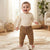 Sinsay Baby Boy's Brown Pull-On Cargo Jogger