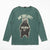 Zara Boy's Vintage Green "Are You Lost" Graphic Long Sleeve Blouse | Zara In Lebanon