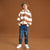 Sinsay Boy's Dark Blue Ribbed Cuffs Jogger Jeans