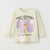 Zara Girl's Off White Flower Graphic Print Long Sleeve Blouse | Zara In Lebanon